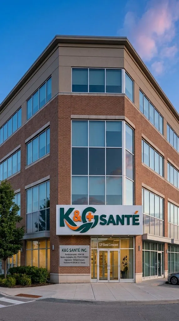 Façade du siège social de K&G SANTÉ